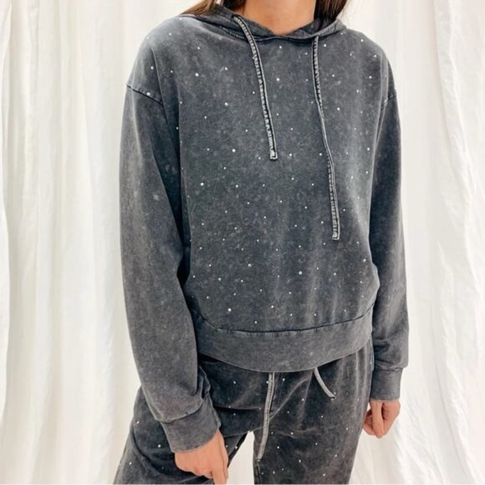 rhinestone hoodie